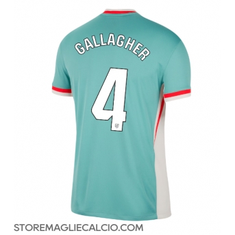 Atletico Madrid Conor Gallagher #4 Maglia Gara Trasferta Repliche 2024-25